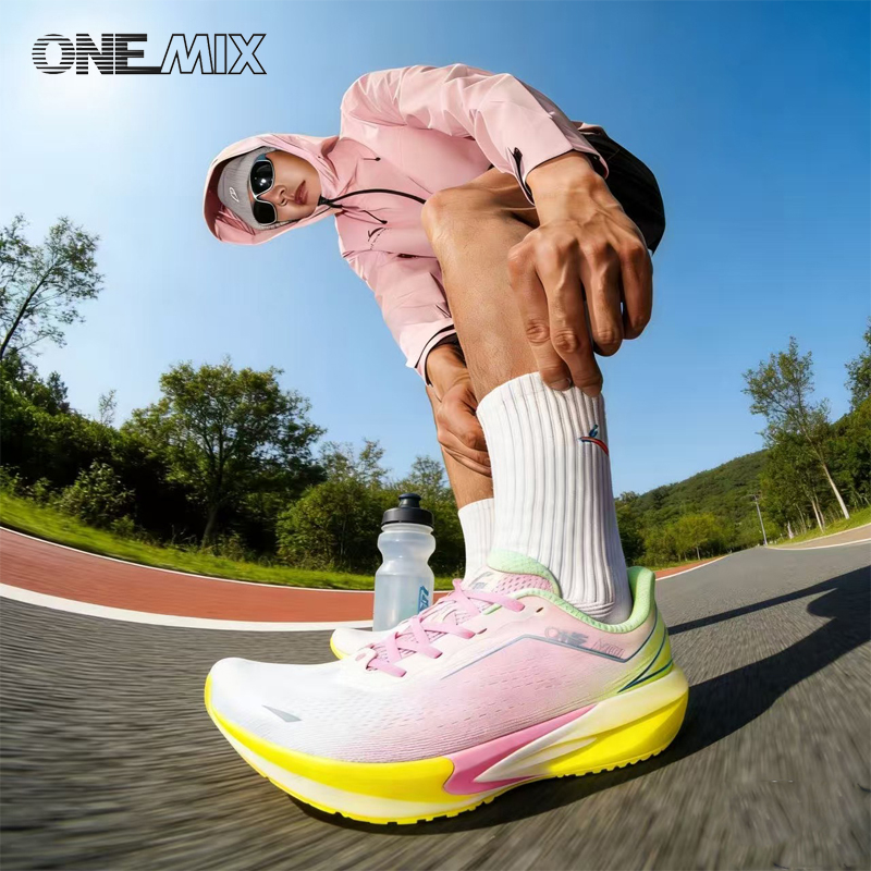 Reflective Night Running Shoes - Tênis de corrida ONEMIX para homens,