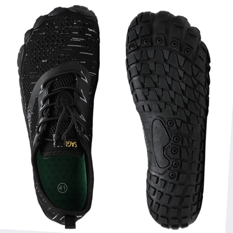 Wide Toe Box Running Sneakers - Homens trilha tênis de corrida minimalista