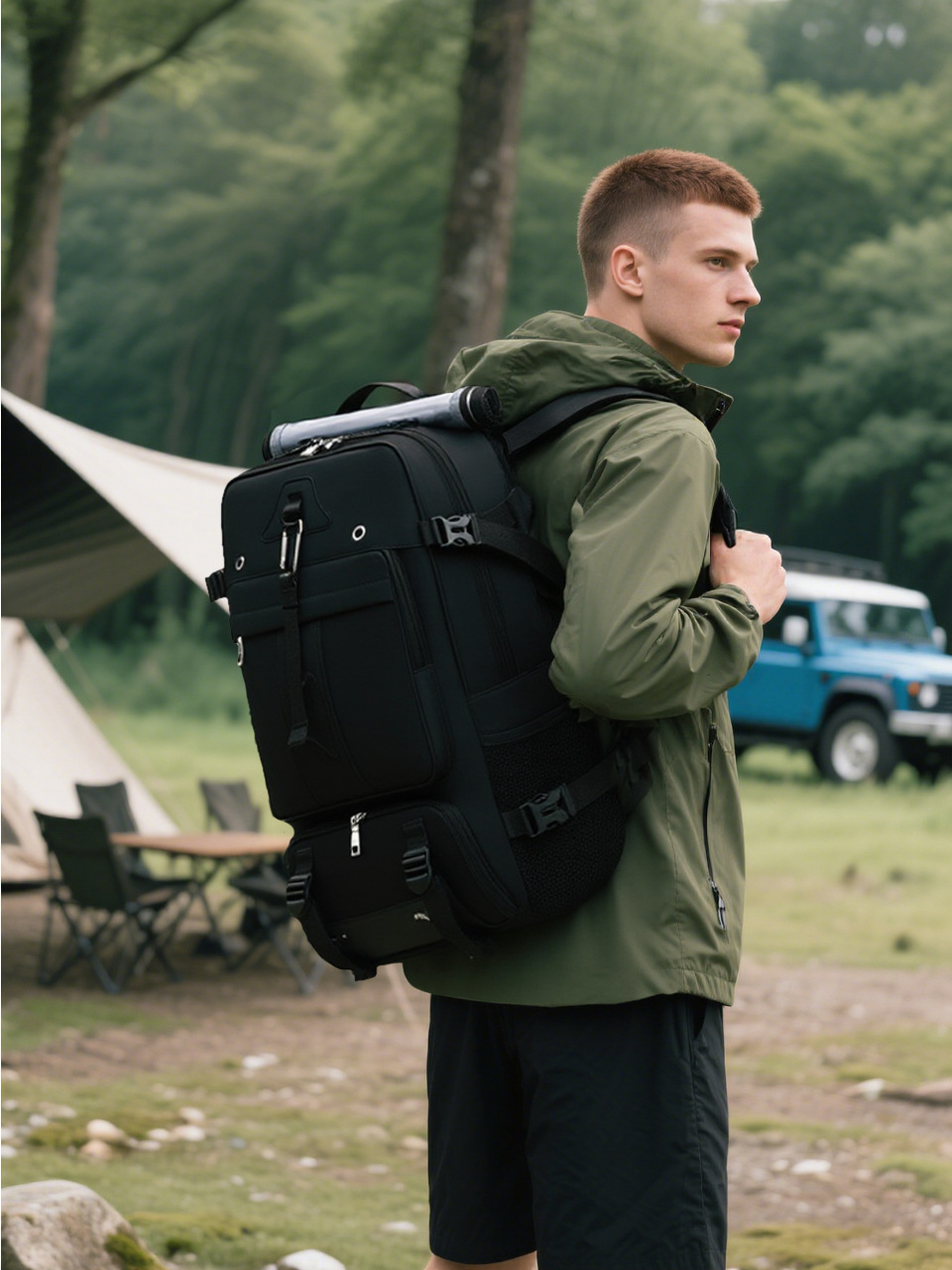 Mochila de viagem grande, com  - Men'S Shoes avaliação e preço